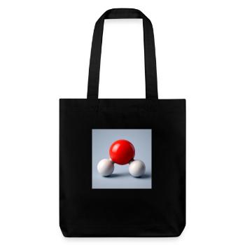 Just plain water - Stanley/Stella Heavyweight Recycled Tote Bag - black - Front