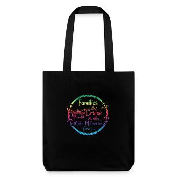 Family Cruise Memory Maker Design - Stanley/Stella Heavyweight Recycled Tote Bag - black - Front