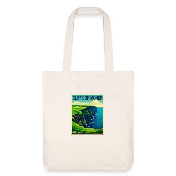 cliffs of moher Ireland - Stanley/Stella Heavyweight Recycled Tote Bag - natural white - Front