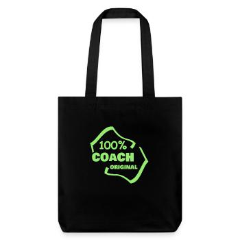 Coach as a profession - Stanley/Stella Heavyweight Recycled Tote Bag - black - Front
