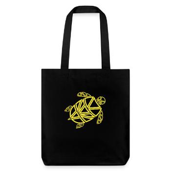 Tortue - Tote bag épais recyclé Stanley/Stella - noir - Devant