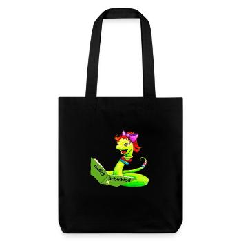 Finally schoolchild Wurmlerin from children's book - Stanley/Stella Heavyweight Recycled Tote Bag - black - Front