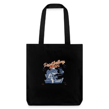 Paintballing anglers hunting - Stanley/Stella Heavyweight Recycled Tote Bag - black - Front
