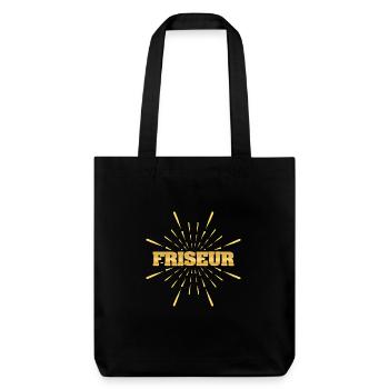 Emploi Coiffeur - Tote bag épais recyclé Stanley/Stella - noir - Devant