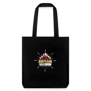 Bowling Bryan - Stanley/Stella Heavyweight Recycled Tote Bag - black - Front