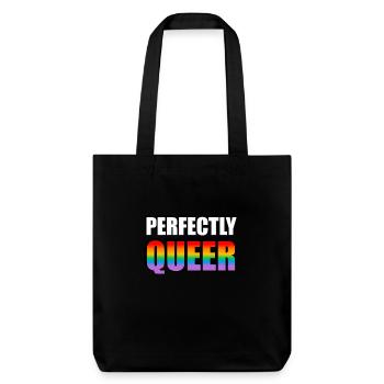 Parfaitement queer - Tote bag épais recyclé Stanley/Stella - noir - Devant
