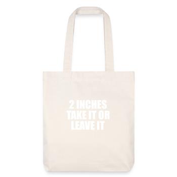 2 inches Take It Or Leave It - Tote bag épais recyclé Stanley/Stella - blanc cassé - Devant