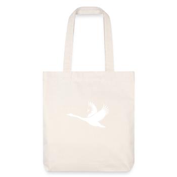 Cygne chanteur aux ailes fortes - Tote bag épais recyclé Stanley/Stella - blanc cassé - Devant