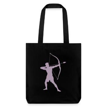 Archer Silhouette, Precise - Stanley/Stella Heavyweight Recycled Tote Bag - black - Front