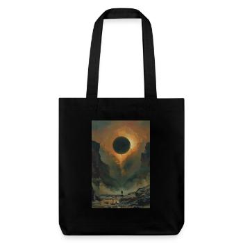 Orange Eclipse - Stanley/Stella Heavyweight Recycled Tote Bag - black - Front