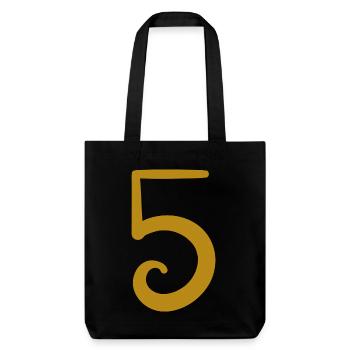 5 - Stanley/Stella Heavyweight Recycled Tote Bag - black - Front
