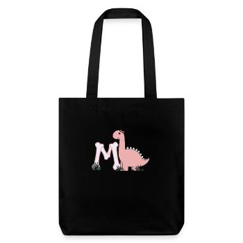 Letter M - Stanley/Stella Heavyweight Recycled Tote Bag - black - Front