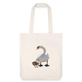 Cygne - Tote bag épais recyclé Stanley/Stella - blanc cassé - Devant