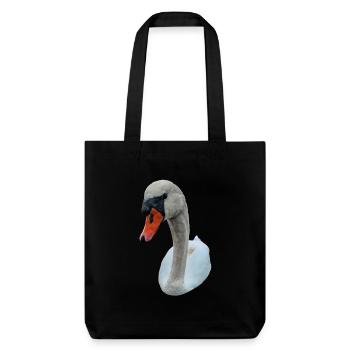 Cygne fixe - Tote bag épais recyclé Stanley/Stella - noir - Devant