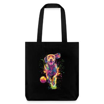 Vizsla - Stanley/Stella recycelter Heavyweight Stoffbeutel - Schwarz - Vorne