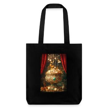 Le trésor royal déborde - Tote bag épais recyclé Stanley/Stella - noir - Devant
