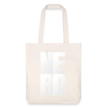 NERDY forever - NERD - Stanley/Stella Heavyweight Recycled Tote Bag - natural white - Front