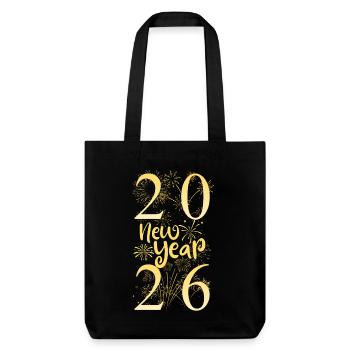 Happy New Year 2026 New Year New Year - Tote bag épais recyclé Stanley/Stella - noir - Devant