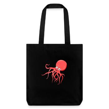calamar - Tote bag épais recyclé Stanley/Stella - noir - Devant
