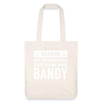 Funny Bandy Gift Idea - Stanley/Stella Heavyweight Recycled Tote Bag - natural white - Front