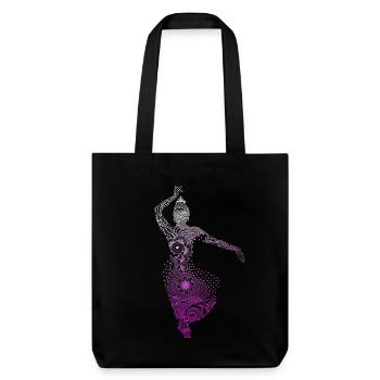 danse yoga temple Mandala méditation Inde shanti - Tote bag épais recyclé Stanley/Stella - noir - Devant