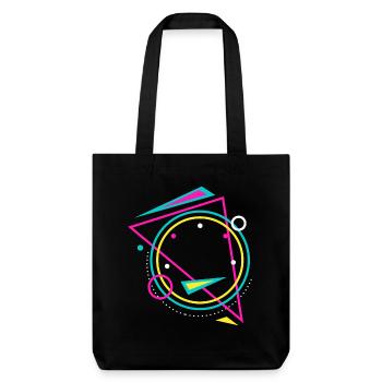 géométrie - Tote bag épais recyclé Stanley/Stella - noir - Devant