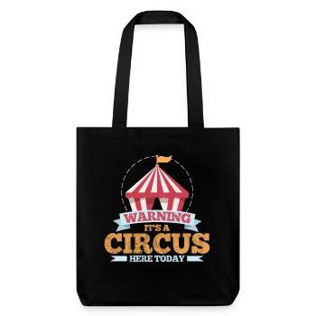 Cirque - Tote bag épais recyclé Stanley/Stella - noir - Devant
