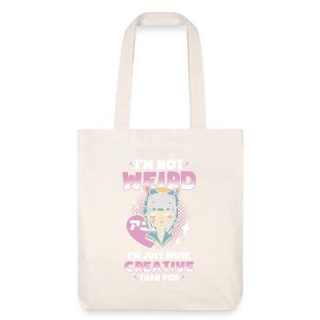 Manga Girl - Stanley/Stella Heavyweight Recycled Tote Bag - natural white - Front