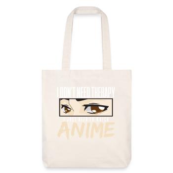 Anime - Stanley/Stella recycelter Heavyweight Stoffbeutel - Naturweiß - Vorne