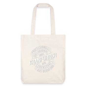 Kranführer - Stanley/Stella recycelter Heavyweight Stoffbeutel - Naturweiß - Vorne