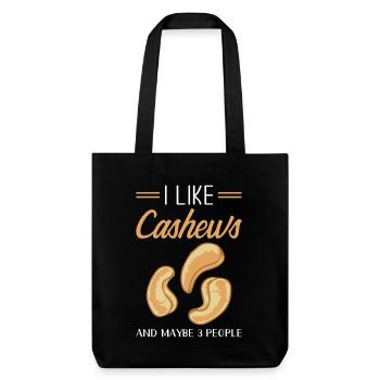 Khashew Nut - Stanley/Stella Heavyweight Recycled Tote Bag - black - Front