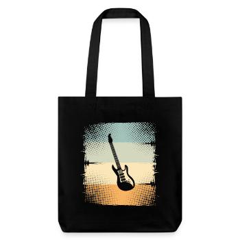 Guitare électrique - Tote bag épais recyclé Stanley/Stella - noir - Devant