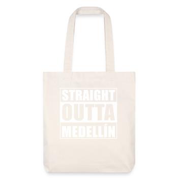 Straight outta Medellin - Stanley/Stella recycelter Heavyweight Stoffbeutel - Naturweiß - Vorne