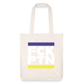 FCK PTN Peace pour l’Ukraine et l’Europe - Tote bag épais recyclé Stanley/Stella - blanc cassé - Devant