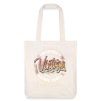2009 Year of birth Birthday Vintage - Stanley/Stella Heavyweight Recycled Tote Bag - natural white - Front