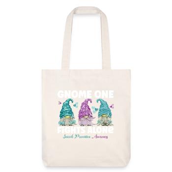 Gnome One lutte contre la prévention du suicide - Tote bag épais recyclé Stanley/Stella - blanc cassé - Devant