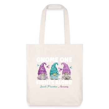 Gnome One lutte contre la prévention du suicide - Tote bag épais recyclé Stanley/Stella - blanc cassé - Devant