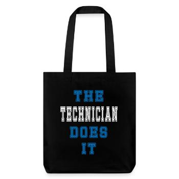 The Techniker does it Techniker Gift - Stanley/Stella Heavyweight Recycled Tote Bag - black - Front