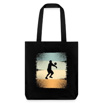 Volley-ball - Tote bag épais recyclé Stanley/Stella - noir - Devant
