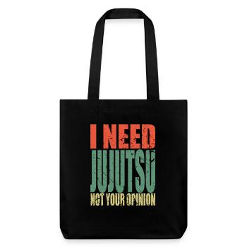 Jujutsu Spruch lustig - Stanley/Stella recycelter Heavyweight Stoffbeutel - Schwarz - Vorne
