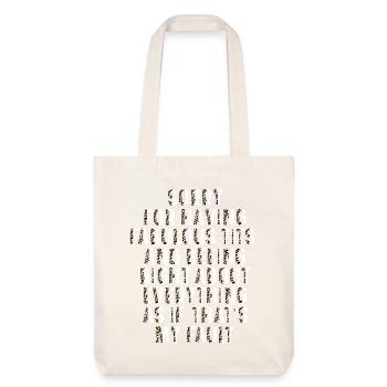 Désolé je suis fabuleux - Tote bag épais recyclé Stanley/Stella - blanc cassé - Devant