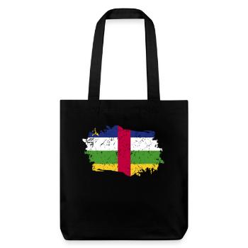 Drapeau de la République centrafricaine - Tote bag épais recyclé Stanley/Stella - noir - Devant