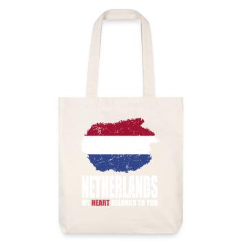 Drapeau des Pays-Bas - Tote bag épais recyclé Stanley/Stella - blanc cassé - Devant