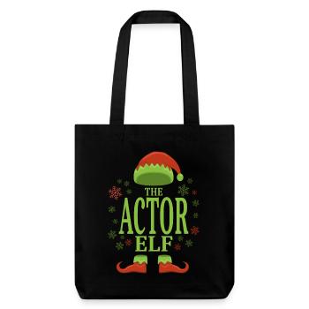 Acteur Elfe de Noël - Tote bag épais recyclé Stanley/Stella - noir - Devant