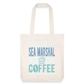 Seemarsch Kaffee Spruch - Tote bag épais recyclé Stanley/Stella - blanc cassé - Devant