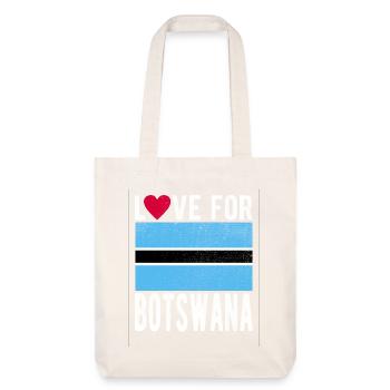 Botswana Souvenir - Tote bag épais recyclé Stanley/Stella - blanc cassé - Devant