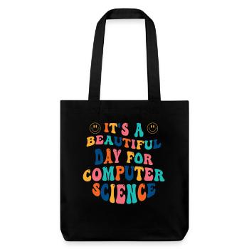 Étudiant en informatique - Tote bag épais recyclé Stanley/Stella - noir - Devant