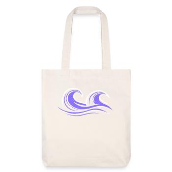 Surfer Wave Gift Surfer Boy Girl Dude Surf - Stanley/Stella Heavyweight Recycled Tote Bag - natural white - Front