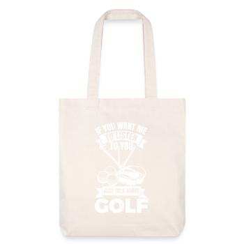 Golf - Stanley/Stella recycelter Heavyweight Stoffbeutel - Naturweiß - Vorne