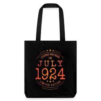 Anniversaire Juillet 1924 Edition Limitée Millésime - Tote bag épais recyclé Stanley/Stella - noir - Devant